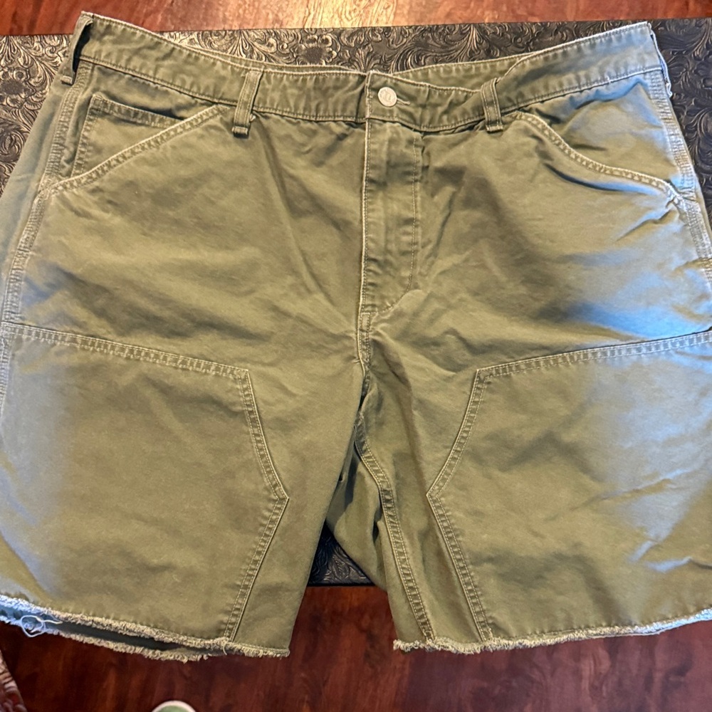 Denim & Supply Ralph Lauren Olive Green Cargo Shorts